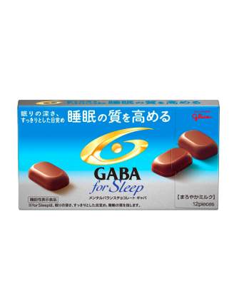 Молочный шоколад Glico с GABA для сладкого сна