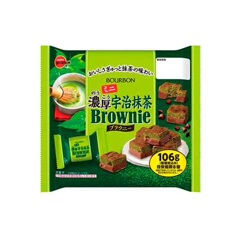 Мини-брауни со вкусом матча, 8 шт.