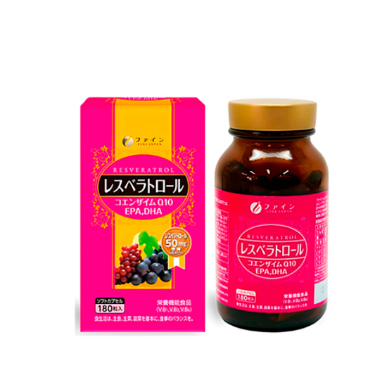 Ресвератрол, коэнзим Q10, DHA+EPA