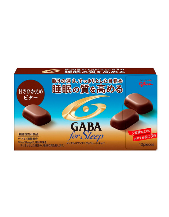 Темный шоколад Glico с GABA для сладкого сна